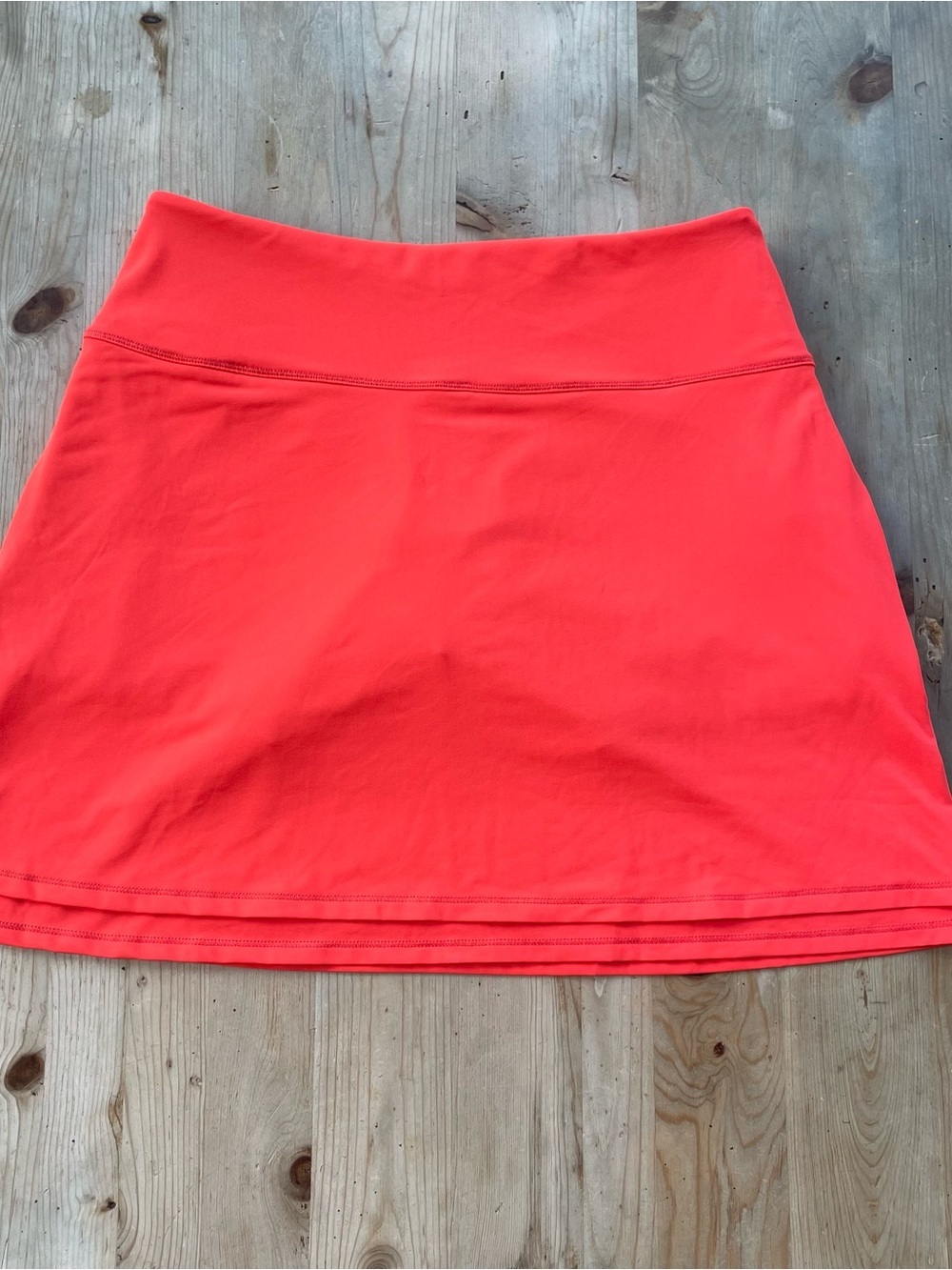 Peter Millar Active Tennis Skort Lava Coral Red Athleisure Golf Preppy Sporty-L